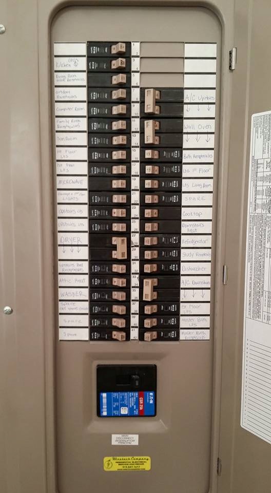 how wire box breaker Panel (Fuse Upgrades Repair  Electrical Box)  & Raleigh