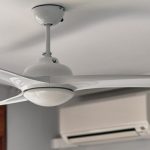 White ceiling fan